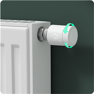 Aqara Radiator Thermostat W600, baltas - Išmanusis radiatoriaus termostatas