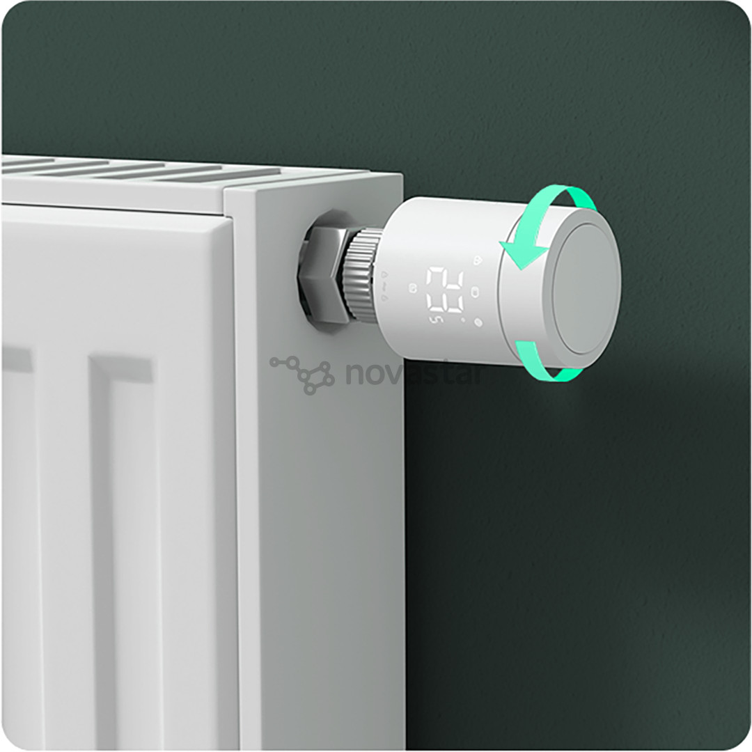 Aqara Radiator Thermostat W600, baltas - Išmanusis radiatoriaus termostatas