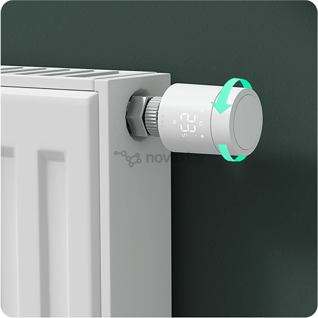 Aqara Radiator Thermostat W600, baltas - Išmanusis radiatoriaus termostatas