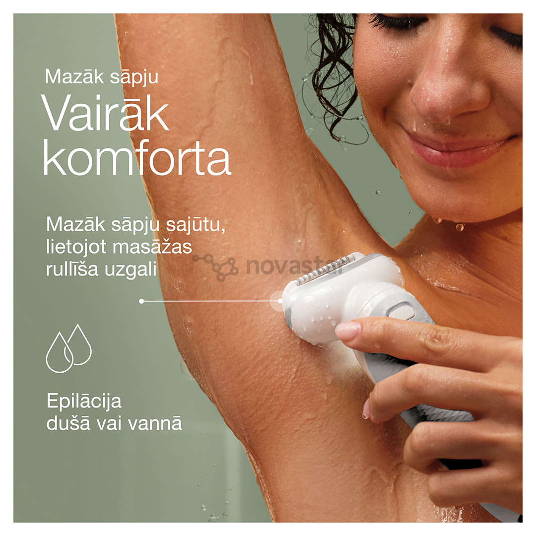 Braun Silk epil 9, Wet & Dry, white - Epilator