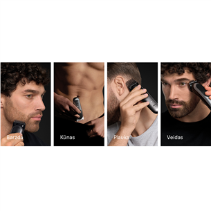 Braun  All-in-One, Series 7, 15-in-1, dark blue - Grooming kit