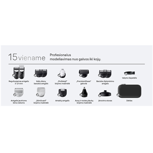 Braun  All-in-One, Series 7, 15-in-1, dark blue - Grooming kit