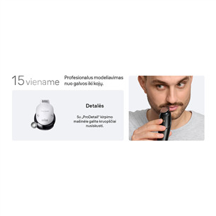 Braun  All-in-One, Series 7, 15-in-1, tamsiai mėlyna - Plaukų kirpimo mašinėlė