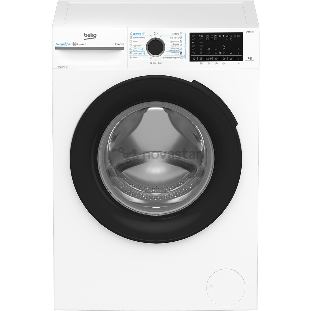 Beko, 10 kg, gylis 58 cm, 1400 aps./min. - Skalbimo mašina