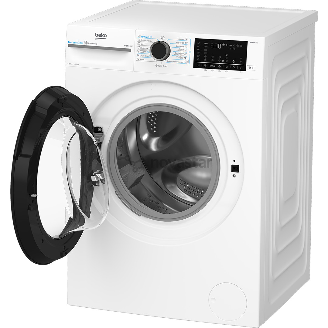 Beko, 10 kg, gylis 58 cm, 1400 aps./min. - Skalbimo mašina