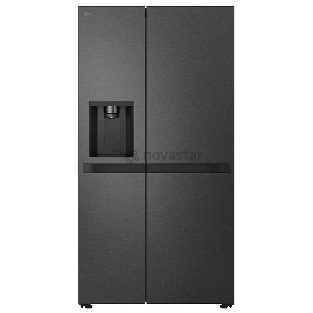LG, Water & Ice Dispenser, 641 l, aukštis 179 cm, juodas - SBS šaldytuvas