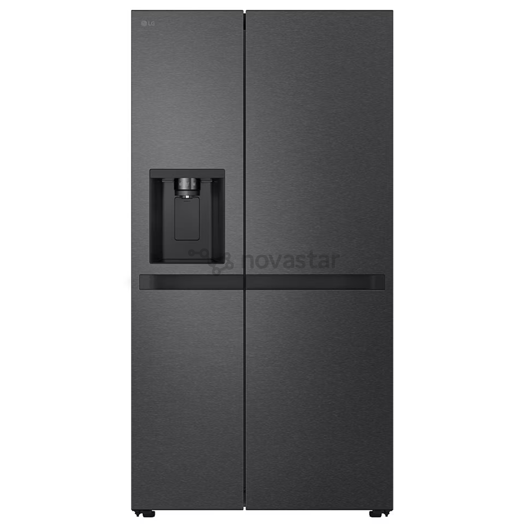 LG, Water & Ice Dispenser, 641 l, aukštis 179 cm, juodas - SBS šaldytuvas