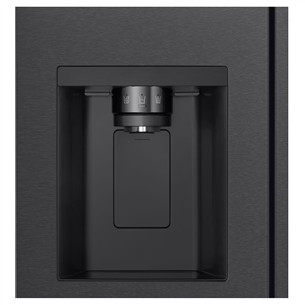 LG, Water & Ice Dispenser, 641 l, aukštis 179 cm, juodas - SBS šaldytuvas