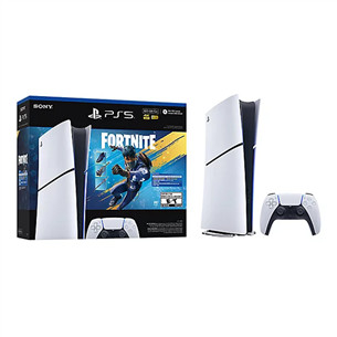 Sony PlayStation 5 Slim Digital Fortnite Flowering Chaos Bundle, 825 GB, balta - Žaidimų konsolė
