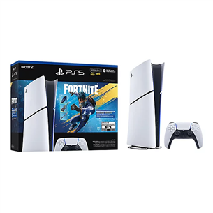 Sony PlayStation 5 Slim Digital Fortnite Flowering Chaos Bundle, 825 GB, balta - Žaidimų konsolė 711719020769