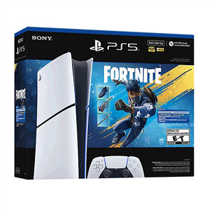 Sony PlayStation 5 Slim Digital Fortnite Flowering Chaos Bundle, 825 GB, balta - Žaidimų konsolė