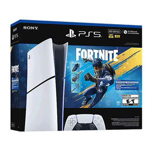 Sony PlayStation 5 Slim Digital Fortnite Flowering Chaos Bundle, 825 GB, balta - Žaidimų konsolė