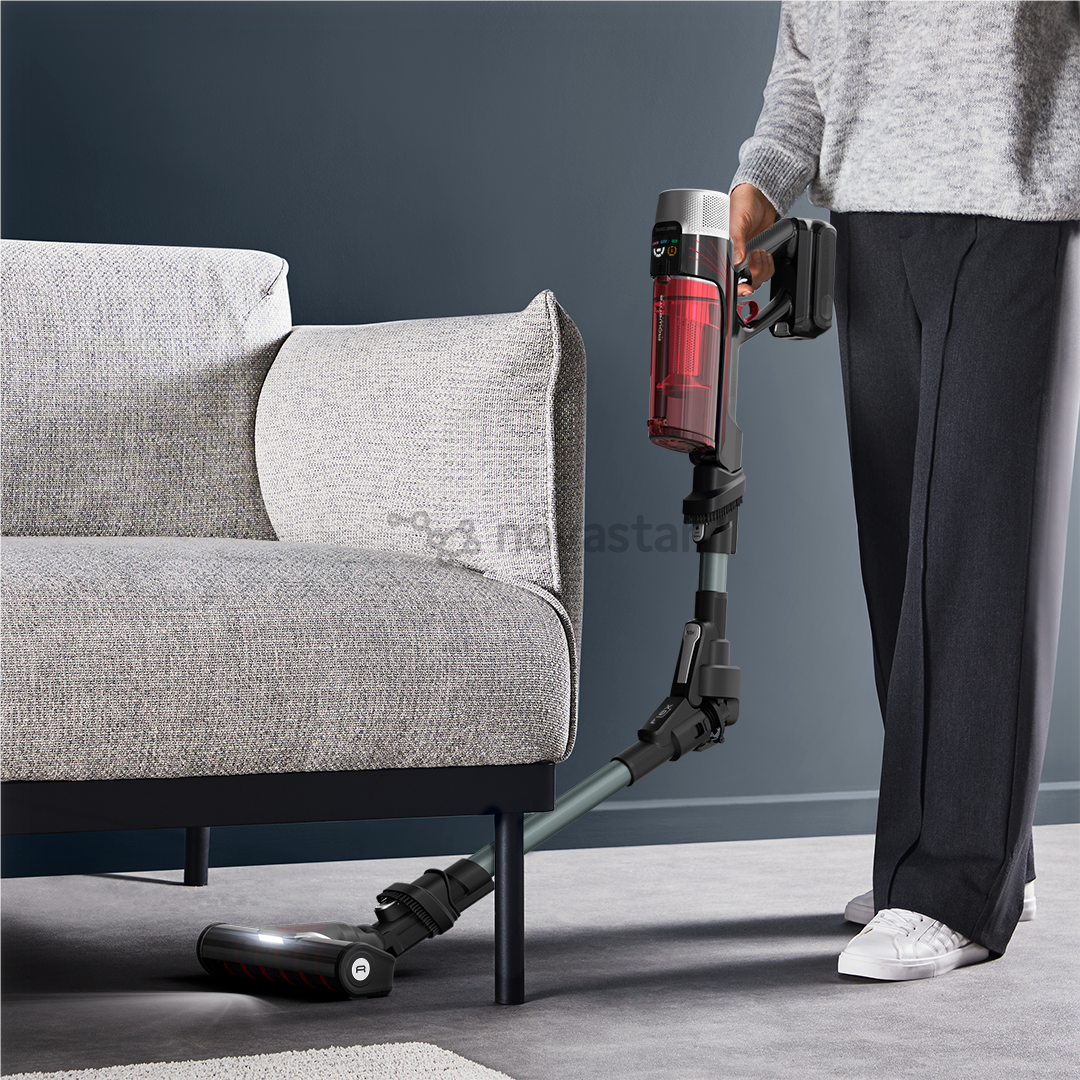 Tefal X-Force Flex 9.60 Complete, raudonas/pilkas - Belaidis dulkių siurblys