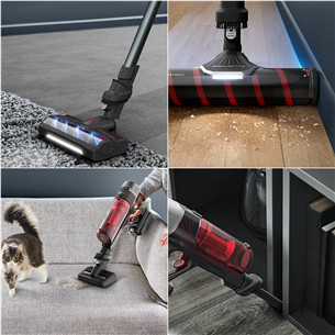 Tefal X-Force Flex 9.60 Complete, красный/серый - Беспроводной пылесос