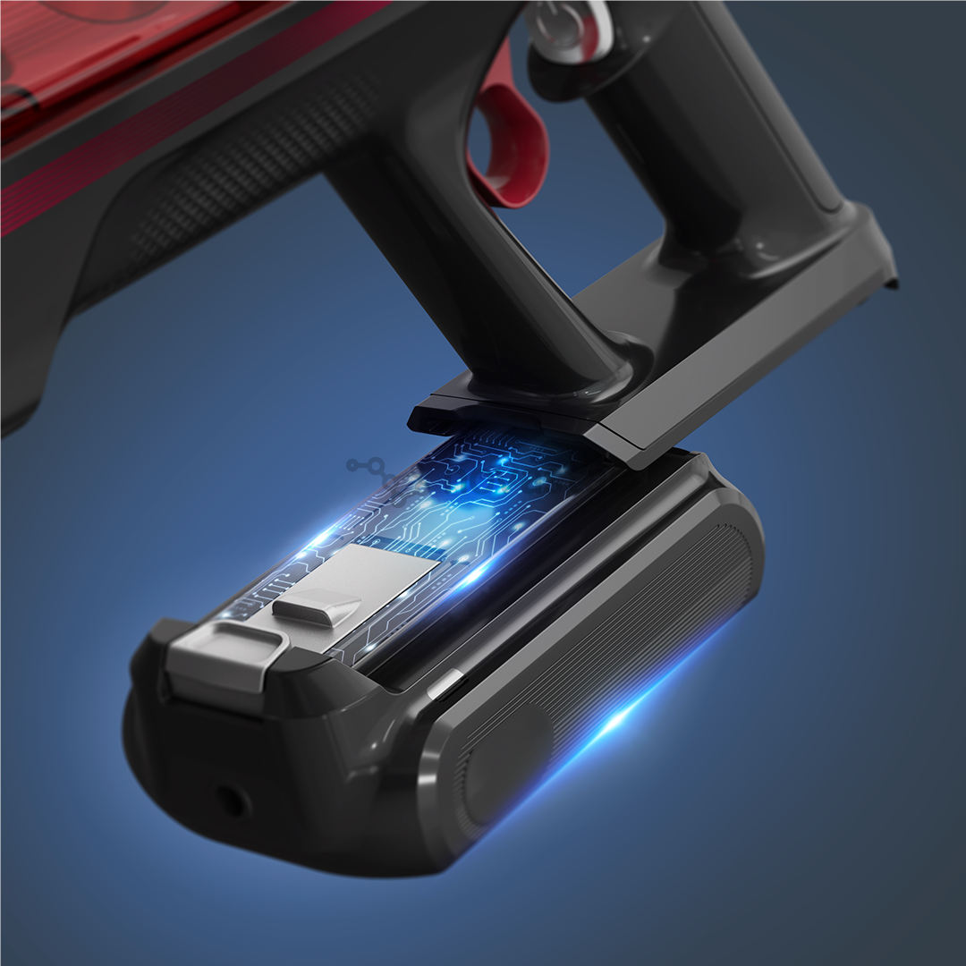 Tefal X-Force Flex 9.60 Complete, raudonas/pilkas - Belaidis dulkių siurblys