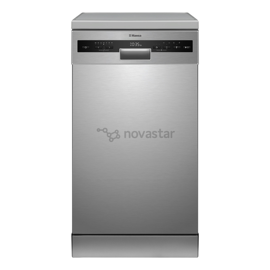Hansa, 10 комплектов посуды, ширина 44,8 см, нерж. сталь - Отдельностоящая посудомоечная машина