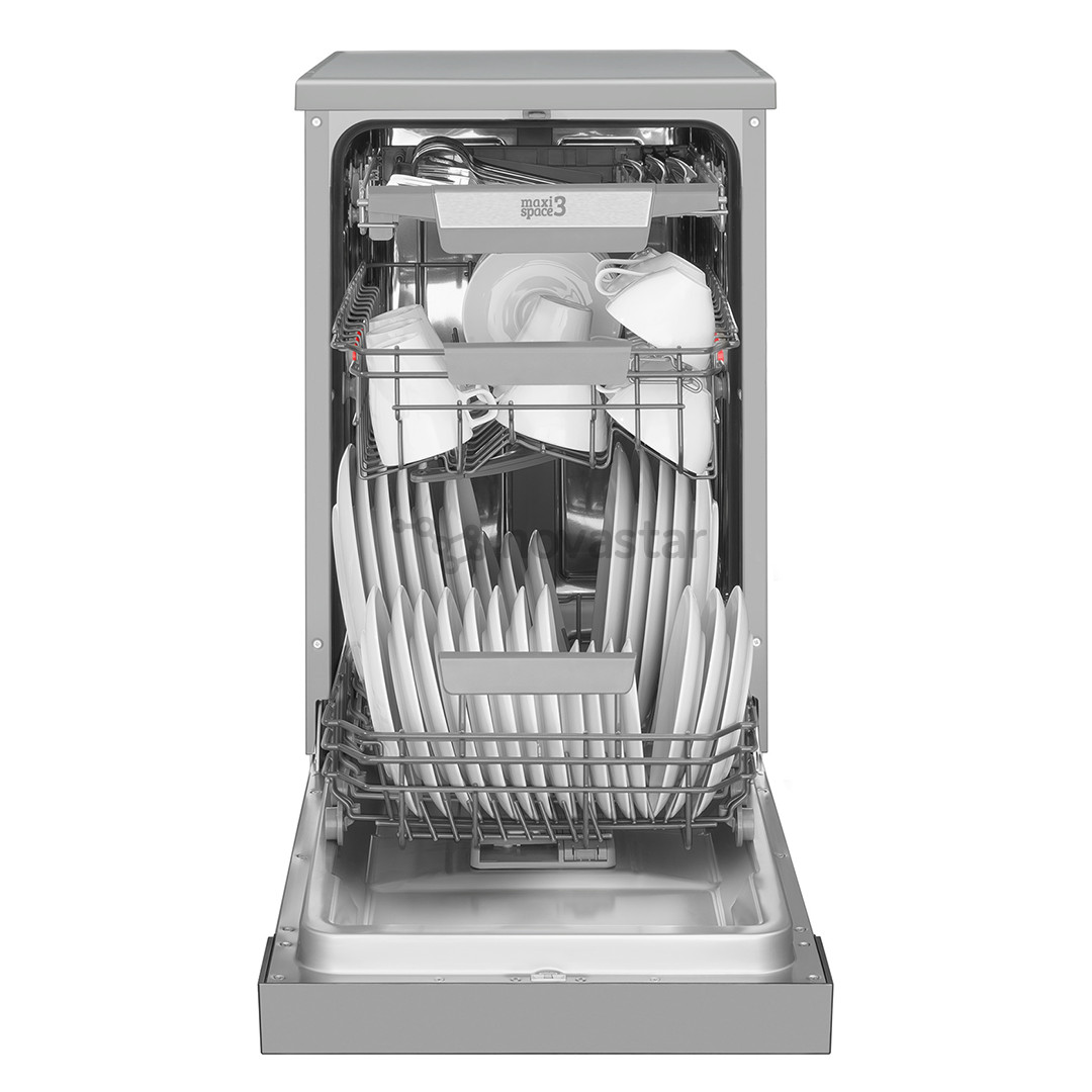 Hansa, 10 комплектов посуды, ширина 44,8 см, нерж. сталь - Отдельностоящая посудомоечная машина