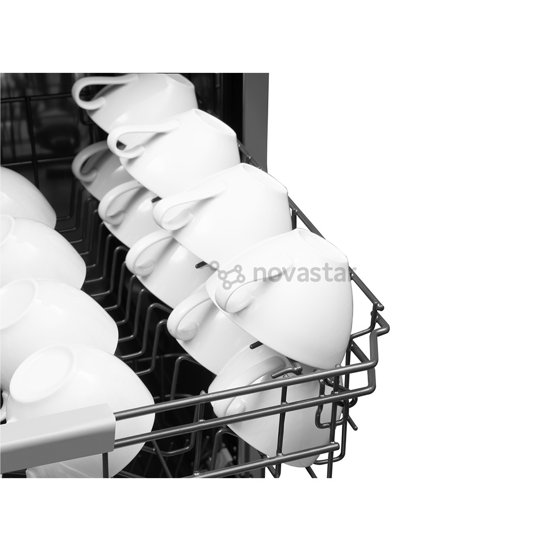 Hansa, 10 комплектов посуды, ширина 44,8 см, нерж. сталь - Отдельностоящая посудомоечная машина