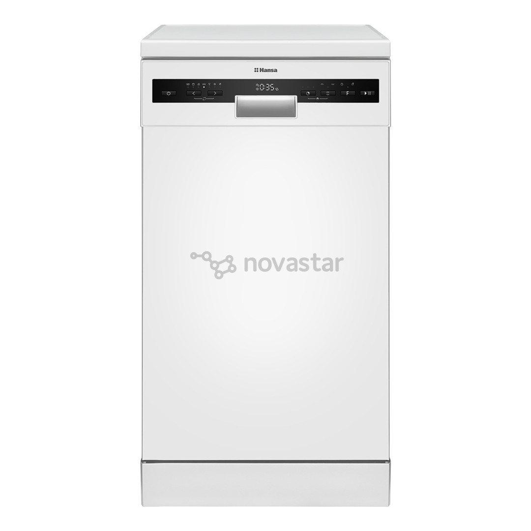 Hansa, 10 komplektų talpa, plotis 44,8 cm, balta - Indaplovė