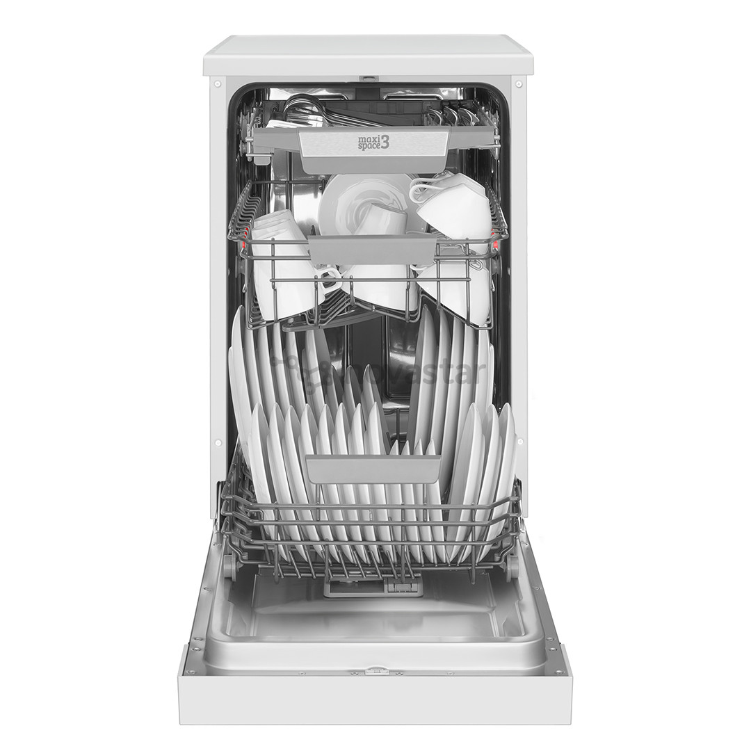 Hansa, 10 komplektų talpa, plotis 44,8 cm, balta - Indaplovė