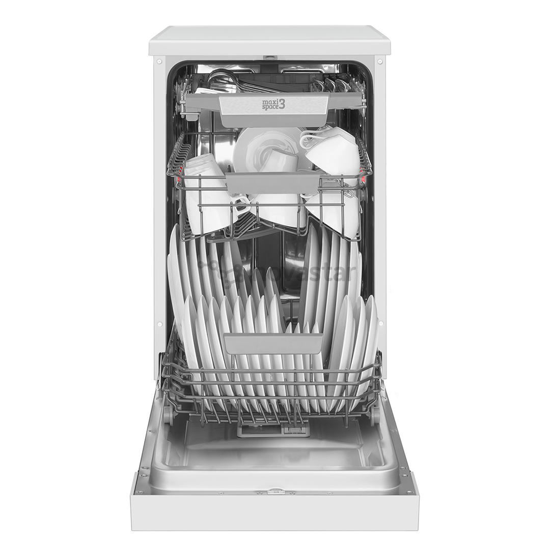 Hansa, 10 komplektų talpa, plotis 44,8 cm, balta - Indaplovė