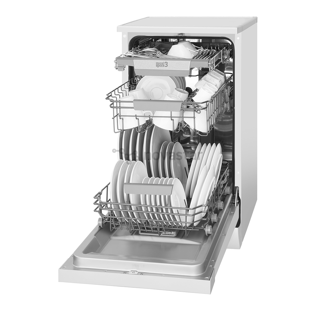 Hansa, 10 komplektų talpa, plotis 44,8 cm, balta - Indaplovė