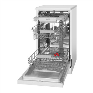 Hansa, 10 komplektų talpa, plotis 44,8 cm, balta - Indaplovė