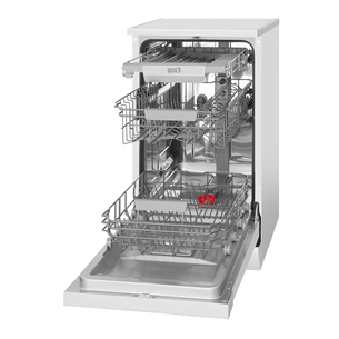 Hansa, 10 komplektų talpa, plotis 44,8 cm, balta - Indaplovė