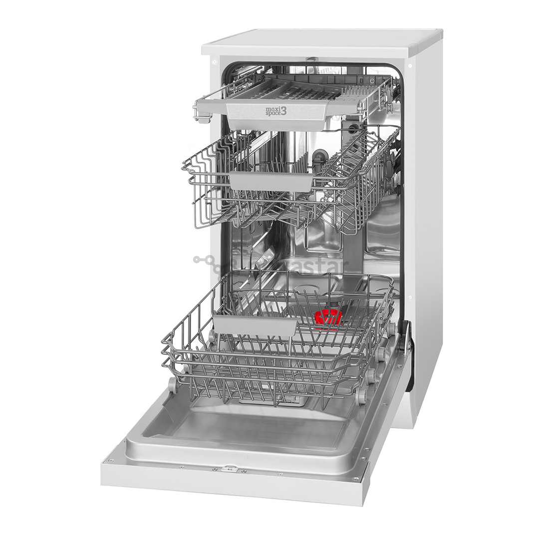 Hansa, 10 komplektų talpa, plotis 44,8 cm, balta - Indaplovė