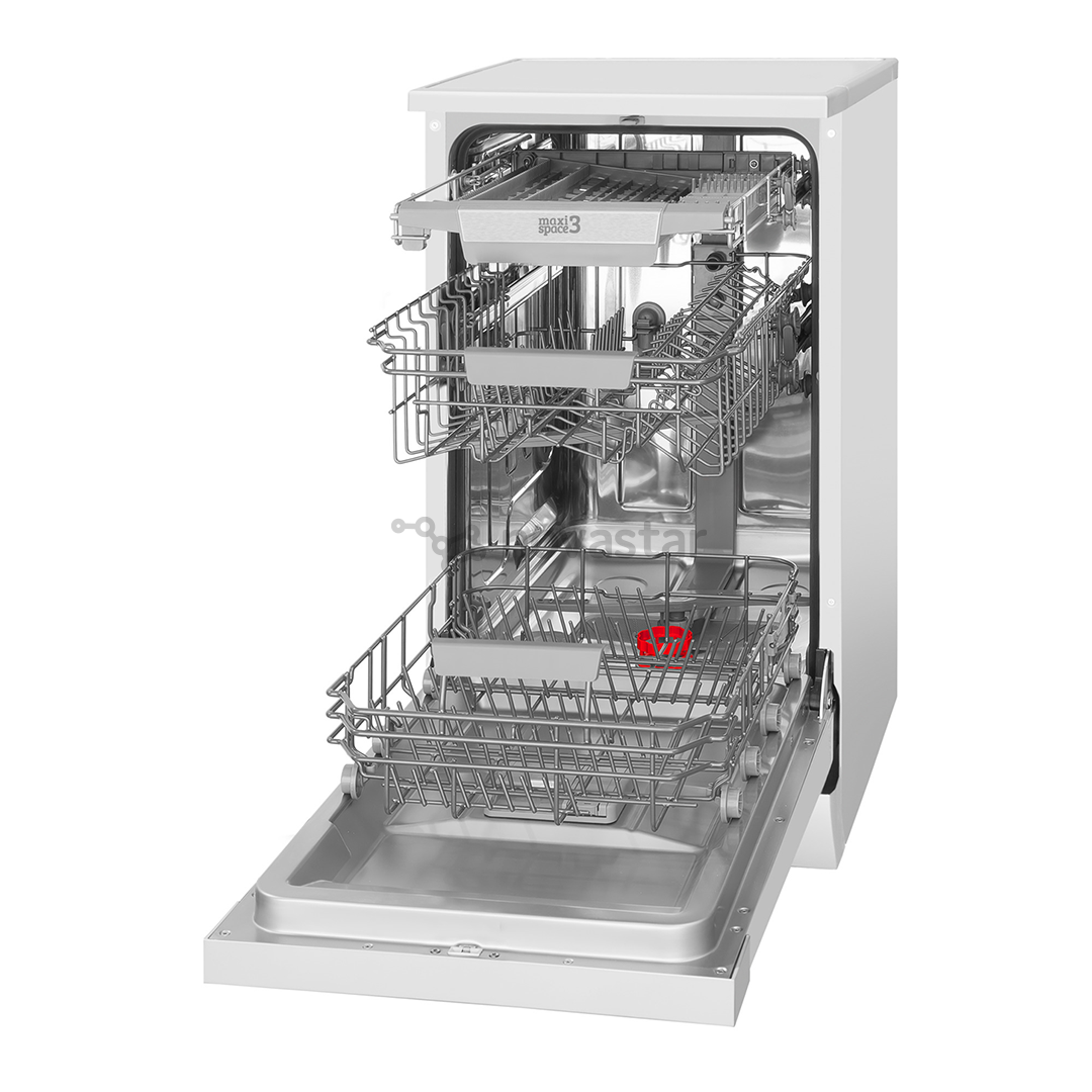 Hansa, 10 komplektų talpa, plotis 44,8 cm, balta - Indaplovė