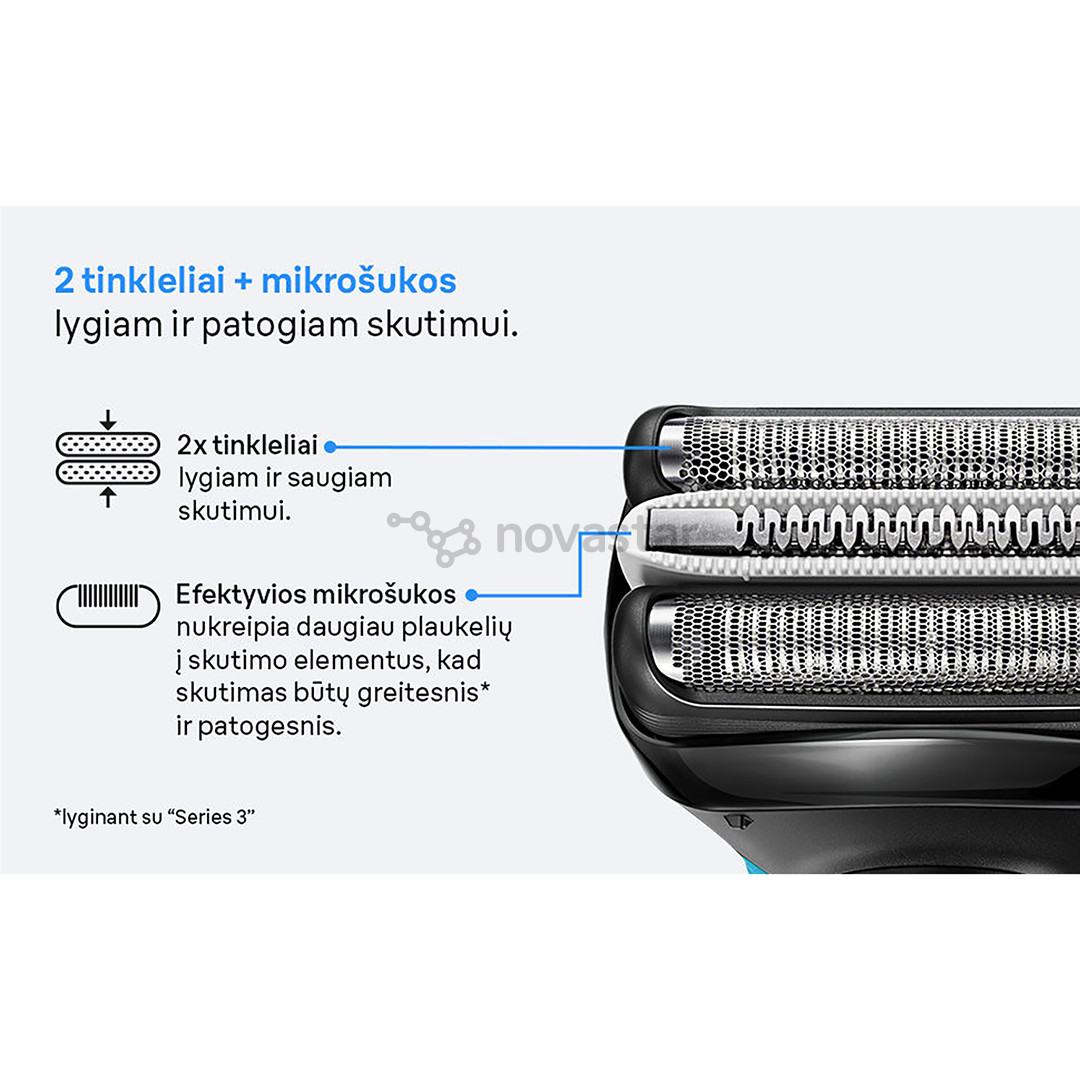 Braun, Series 3 - Atsarginė skutimo galvutė