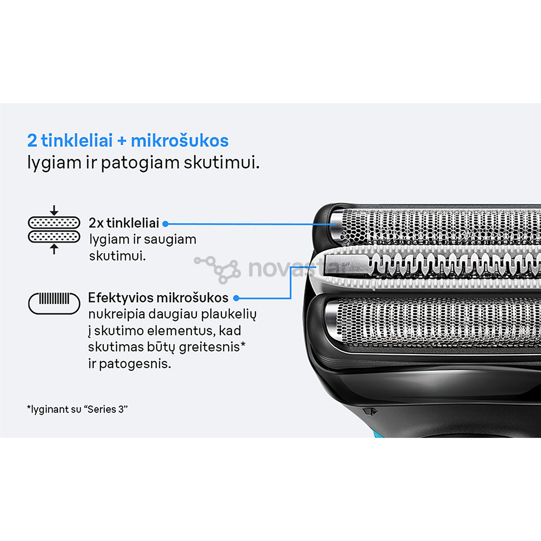 Braun, Series 3 - Atsarginė skutimo galvutė