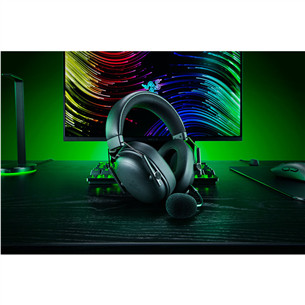 Razer Blackshark V3, juodos - Belaidės ausinės