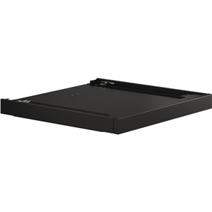Asko, black - Stacking kit with pull-out shelf