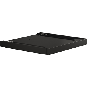 Asko, black - Stacking kit with pull-out shelf