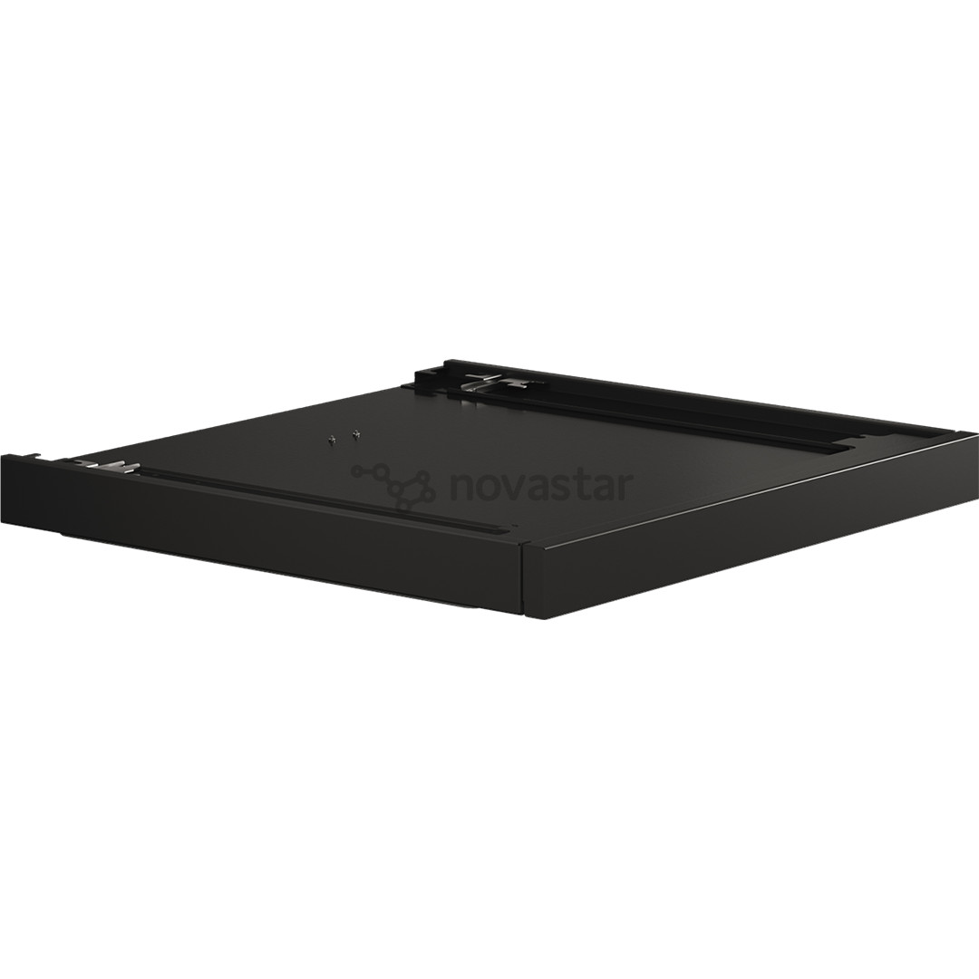 Asko, black - Stacking kit with pull-out shelf