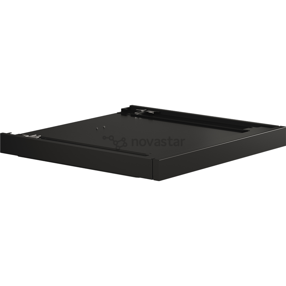 Asko, black - Stacking kit with pull-out shelf