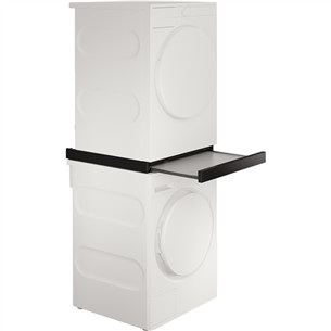 Asko, black - Stacking kit with pull-out shelf