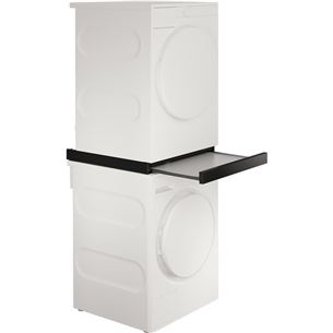 Asko, black - Stacking kit with pull-out shelf