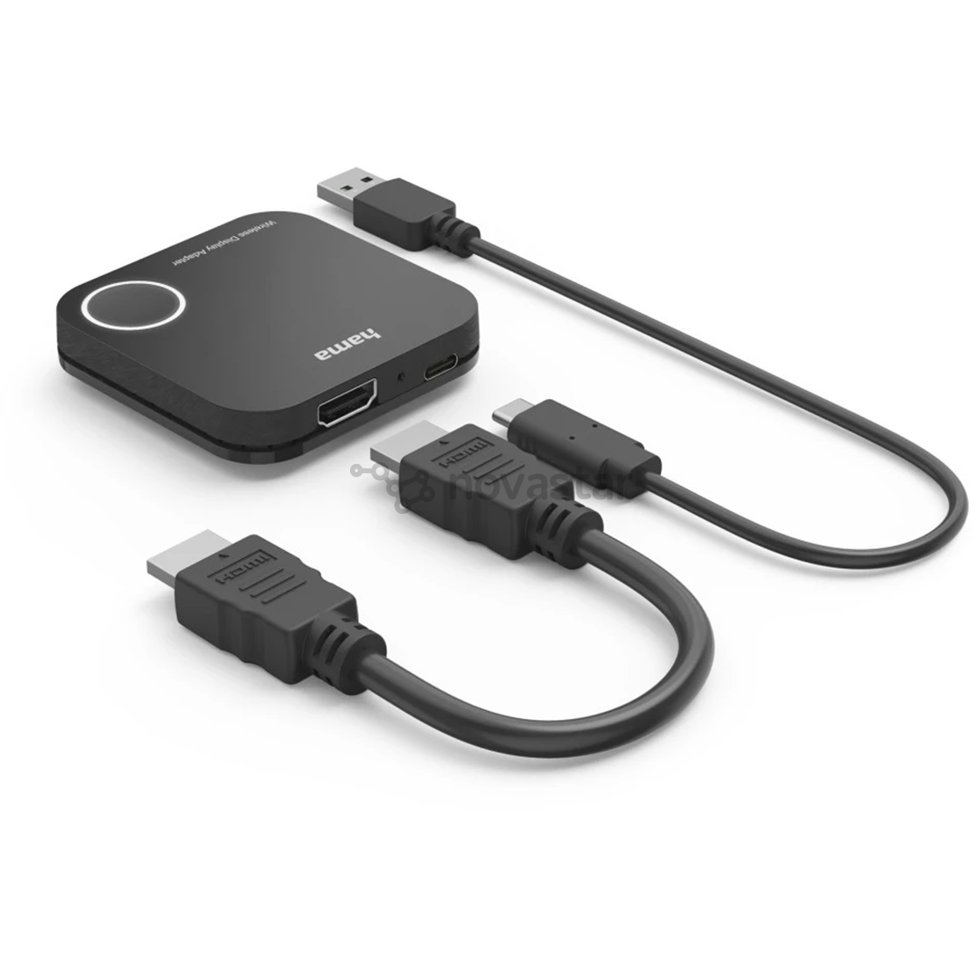 Hama Wireless display adapter, HDMI, FULL HD, juodas - Belaidis adapteris