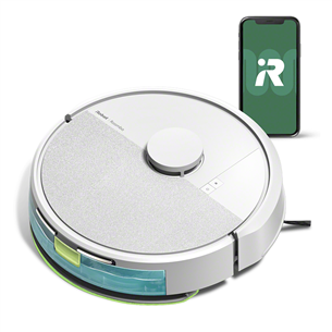 iRobot Roomba® 105 Combo, Wet & Dry, baltas - Dulkių siurblys robotas Y311240/105W