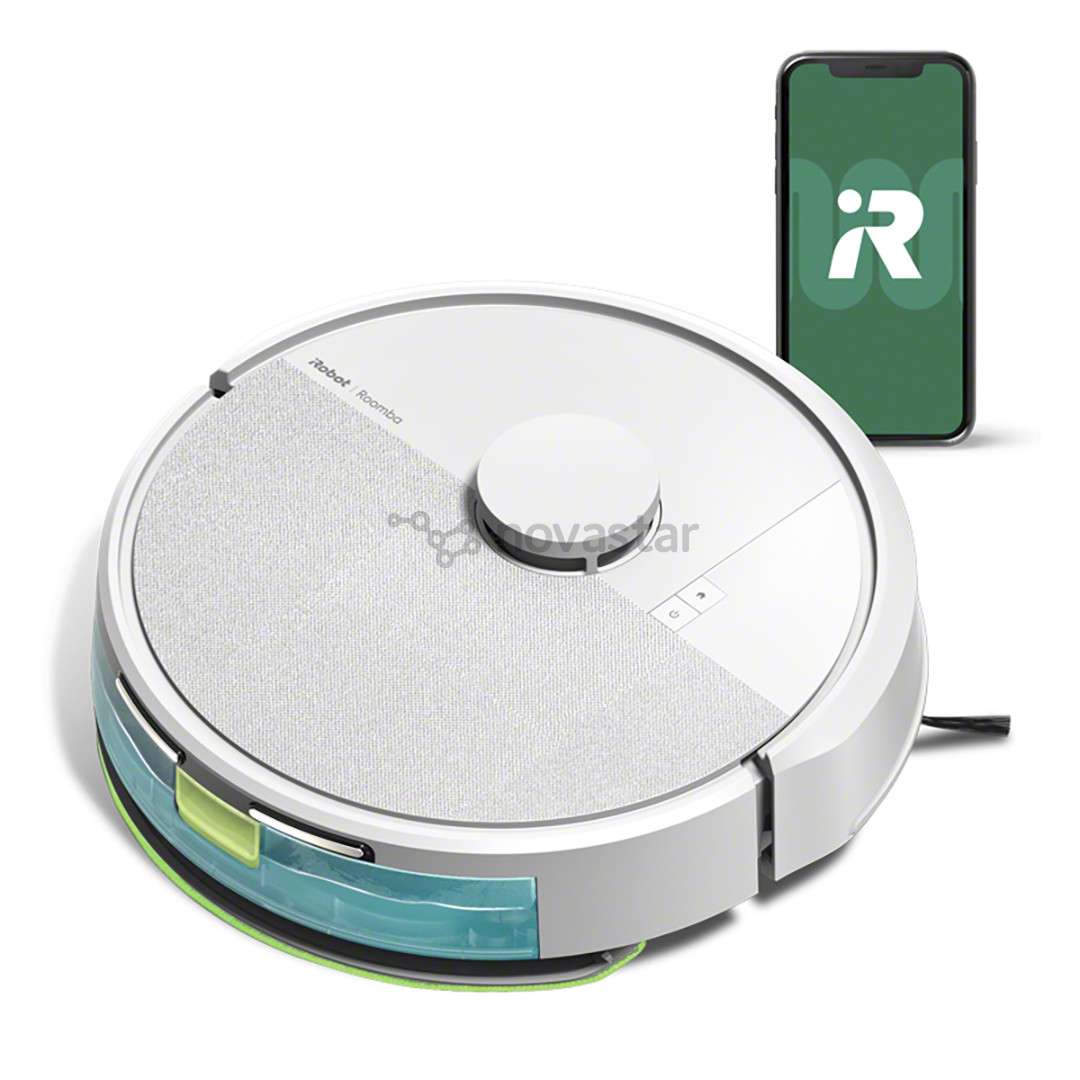 iRobot Roomba® 105 Combo, Wet & Dry, baltas - Dulkių siurblys robotas