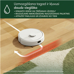 iRobot Roomba® 105 Combo, Wet & Dry, baltas - Dulkių siurblys robotas