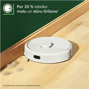 iRobot Roomba® 105 Combo, Wet & Dry, baltas - Dulkių siurblys robotas