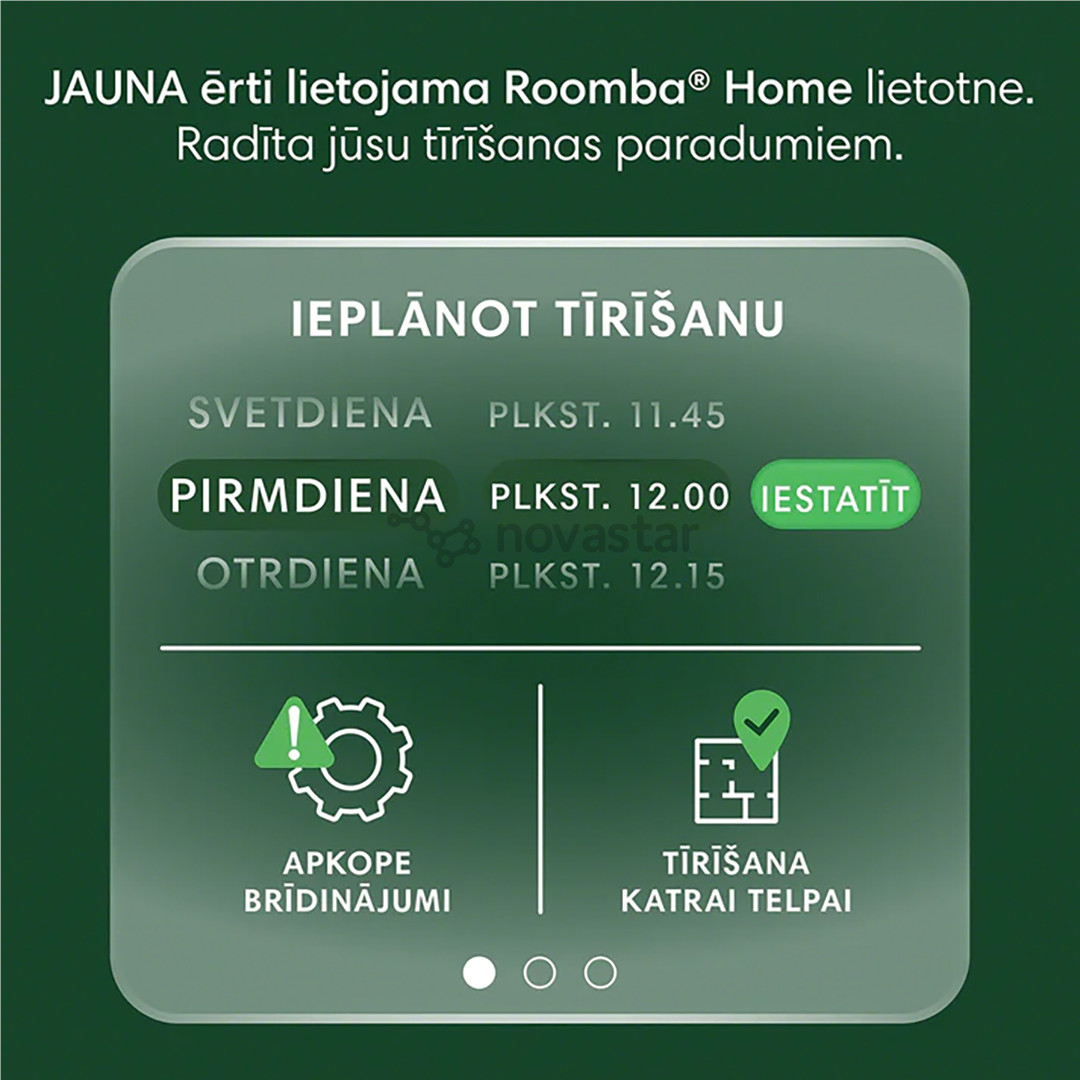 iRobot Roomba® Plus 405 Combo, Wet & Dry, baltas - Dulkių siurblys robotas