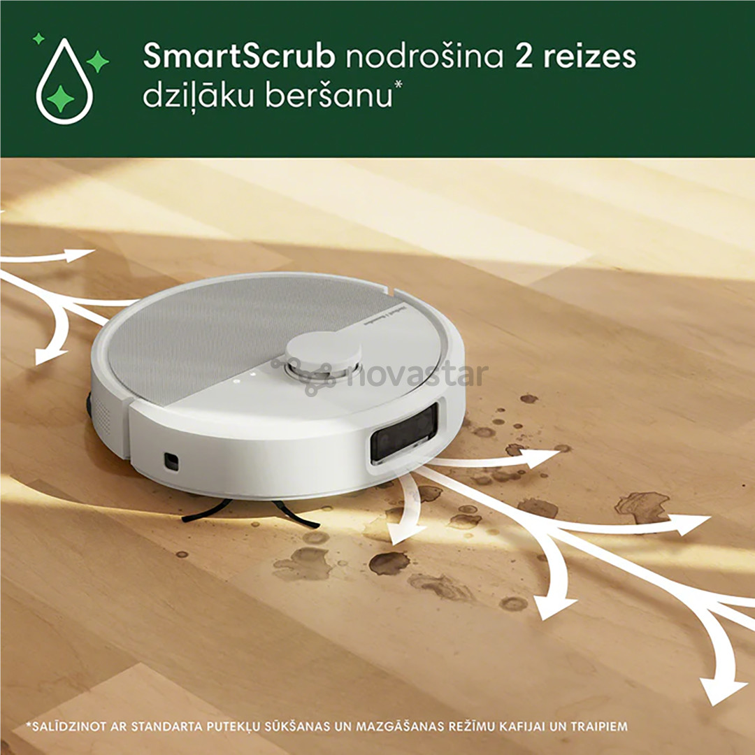 iRobot Roomba® Plus 505 Combo, Wet & Dry, baltas - Dulkių siurblys robotas