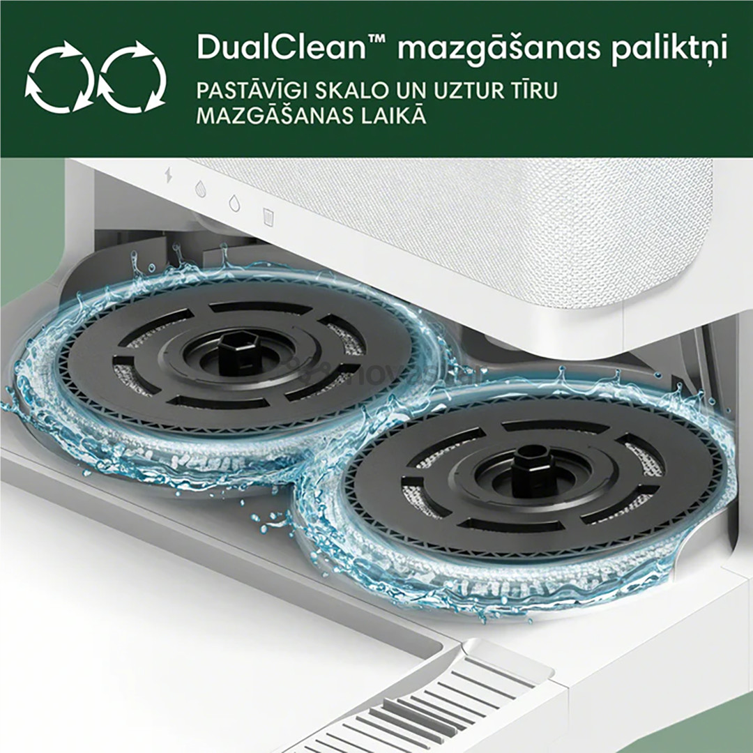 iRobot Roomba® Plus 505 Combo, Wet & Dry, baltas - Dulkių siurblys robotas