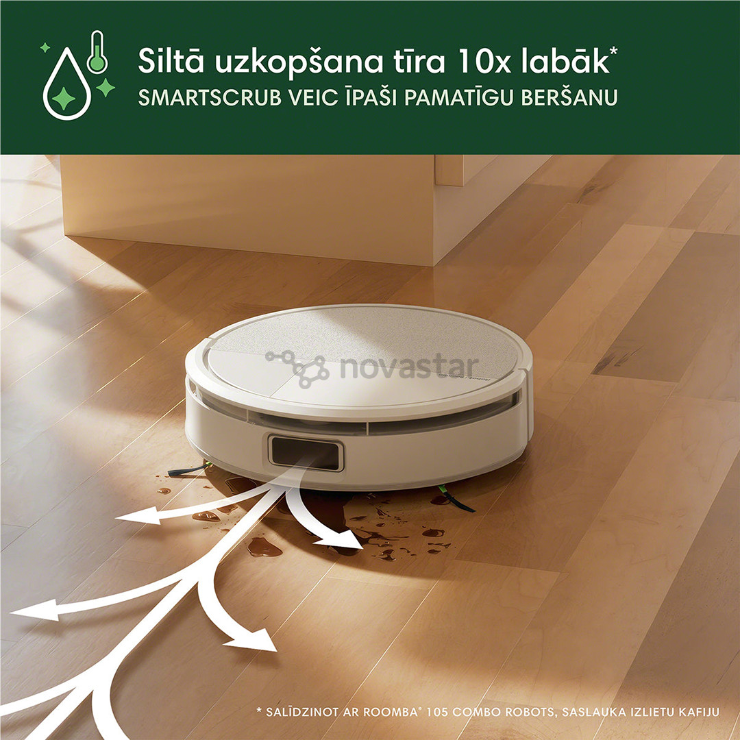 iRobot Roomba® Max 705 Combo, Wet & Dry, baltas - Dulkių siurblys robotas