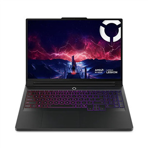 Lenovo Legion Pro 7 Gen 10, 16'', WQXGA, OLED, 240 Hz, Ryzen 9, 64 GB, 2 TB, RTX 5080, ENG, juodas - Nešiojamasis kompiuteris 83RU000SNT