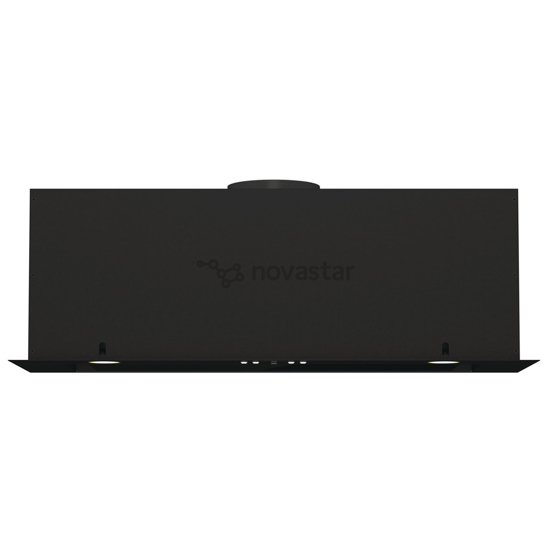 Hisense, 660 m³/val., plotis 80 cm, juodas - Įmontuojamas gartraukis